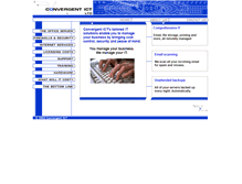 Tablet Screenshot of convergent-ict.com